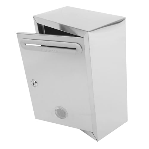 CLISPEED Vorschlagsbox mit Schloss Wandmontierbare Spendenbox für Briefe Vorschläge und Spenden Robuste Vielseitige Metallkiste für Büro und Zuhause CLISPEED Vorschlagsbox mit Schloss Wandmontierbare Spendenbox für Briefe Vorschläge und Spenden Robuste Vielseitige Metallkiste für Büro und Zuhause von CLISPEED