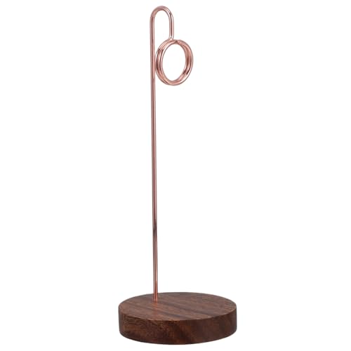 CLISPEED Walnuss Holz Tischkartenhalter Robuster Memo Halter für Fotos Notizen Visitenkarten Elegante Tischdekoration für Hochzeiten Restaurants und CLISPEED Walnuss Holz Tischkartenhalter Robuster Memo Halter für Fotos Notizen Visitenkarten Elegante Tischdekoration für Hochzeiten Restaurants und von CLISPEED