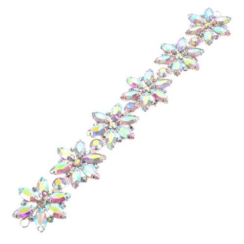 CLISPEED Wasserfeste Strassstein Blumenapplikation Handgefertigtes DIY Bügelbild für Brautkleider Gürtel Schuhe und Taschen Dekorative Patches für Hochzeit und Modeaccessoires CLISPEED Wasserfeste Strassstein Blumenapplikation Handgefertigtes DIY Bügelbild für Brautkleider Gürtel Schuhe und Taschen Dekorative Patches für Hochzeit und Modeaccessoires von CLISPEED