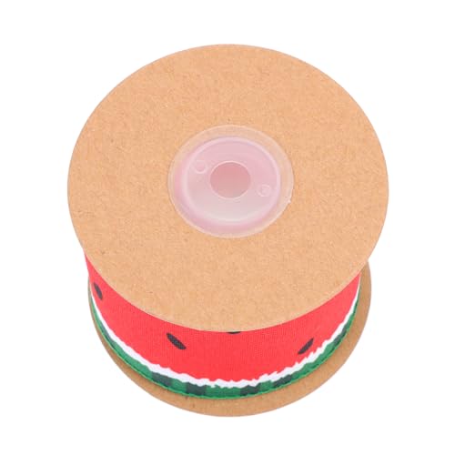 CLISPEED Wassermelonen dekorband Breit Lang Hochwertiges Satinband für Geschenkverpackung DIY Bastelband für Schleifen Partydeko und Blumenarrangements CLISPEED Wassermelonen dekorband Breit Lang Hochwertiges Satinband für Geschenkverpackung DIY Bastelband für Schleifen Partydeko und Blumenarrangements von CLISPEED
