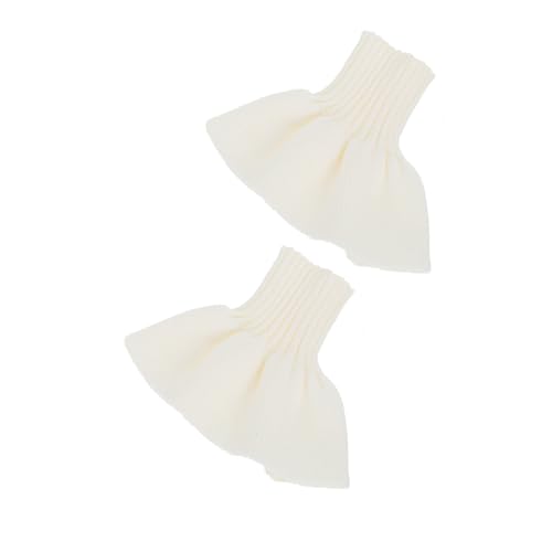 CLISPEED Weiche Strick spitzenmanschetten Damen Fake aus Atmungsaktiv und Warm Dekorative Abnehmbare Ärmelverlängerung für Kleider Blusen Pullover Elegantes Handgelenk accessoire CLISPEED Weiche Strick spitzenmanschetten Damen Fake aus Atmungsaktiv und Warm Dekorative Abnehmbare Ärmelverlängerung für Kleider Blusen Pullover Elegantes Handgelenk accessoire von CLISPEED