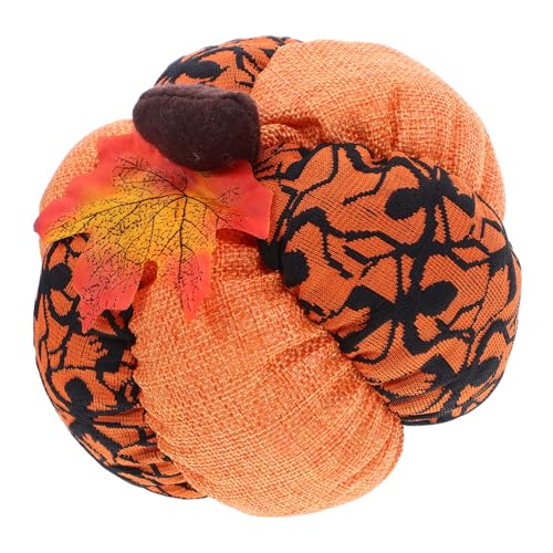 CLISPEED Weiche Wiederverwendbare Stoff Kürbis Dekoration mit Lachendem Gesicht Gefüllt mit PP Baumwolle Leichte Halloween Party Ornamente für Herbstliche Tischdekoration und Festliche CLISPEED Weiche Wiederverwendbare Stoff Kürbis Dekoration mit Lachendem Gesicht Gefüllt mit PP Baumwolle Leichte Halloween Party Ornamente für Herbstliche Tischdekoration und Festliche von CLISPEED