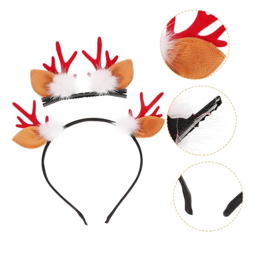 CLISPEED Weihnachtliches Antler Haarband Teiliges Accessoire mit Rentiergeweih für Festliche Anlässe als Haarschmuck zur Weihnachtsfeier CLISPEED Weihnachtliches Antler Haarband Teiliges Accessoire mit Rentiergeweih für Festliche Anlässe als Haarschmuck zur Weihnachtsfeier von CLISPEED