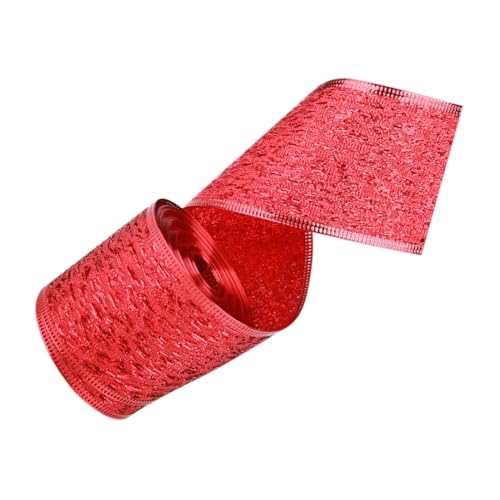 CLISPEED Weihnachtliches Dekoband mit Breit Bedrucktes Polyester Geschenkband für Festliche Geschenkverpackung und DIY Weihnachtsdeko CLISPEED Weihnachtliches Dekoband mit Breit Bedrucktes Polyester Geschenkband für Festliche Geschenkverpackung und DIY Weihnachtsdeko von CLISPEED