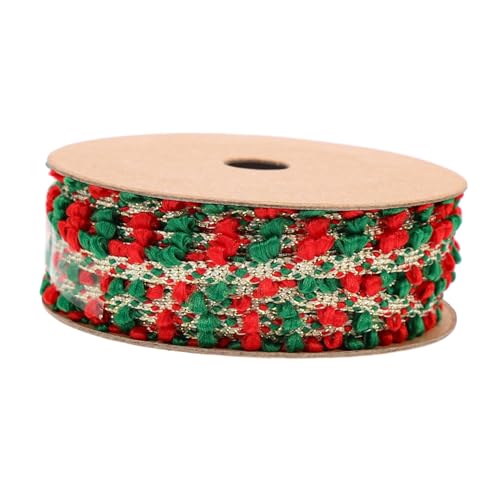 CLISPEED Weihnachtsgeschenkband mit Kleinen Bunten Pompons Dekoratives Verpackungsband für Geschenkboxen Partydekoration Leicht Langlebig für DIY Schleifen und Bastelprojekte CLISPEED Weihnachtsgeschenkband mit Kleinen Bunten Pompons Dekoratives Verpackungsband für Geschenkboxen Partydekoration Leicht Langlebig für DIY Schleifen und Bastelprojekte von CLISPEED