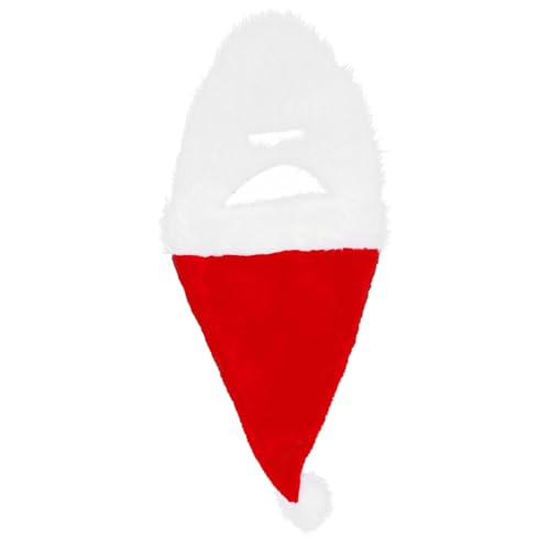 CLISPEED Weihnachtshut Santa Mütze Weihnachtsmütze Erwachsene Leichtes Kostüm Accessoire für Party Cosplay Performance Prop mit Schneemann Design für Festliche Fotos und von CLISPEED