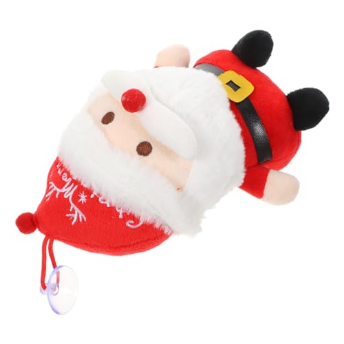 CLISPEED Weihnachtsmann Plüschpuppe Weihnachtsdeko Innen Tischdekoration Kuscheliges Samtstoff Geschenkidee für Familie und Freunde Festliche Figur von CLISPEED