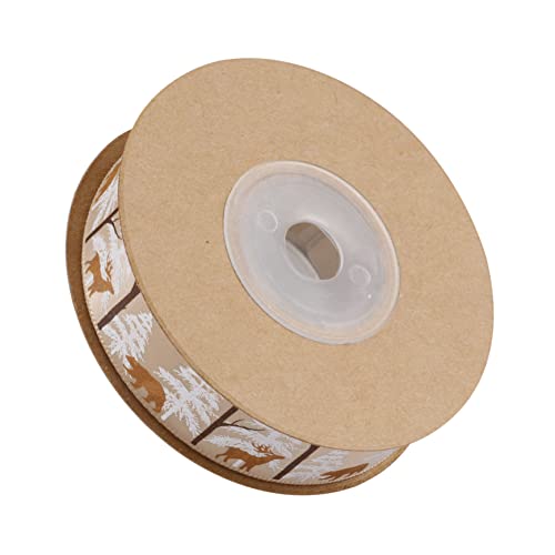 CLISPEED Weihnachtsschleifenband Bedruckt mit Tiermotiven Langlebiges Geschenkband für Verpackung DIY Partydekoration Festliches Satinband für Weihnachtsgeschenke und Bastelarbeiten CLISPEED Weihnachtsschleifenband Bedruckt mit Tiermotiven Langlebiges Geschenkband für Verpackung DIY Partydekoration Festliches Satinband für Weihnachtsgeschenke und Bastelarbeiten von CLISPEED