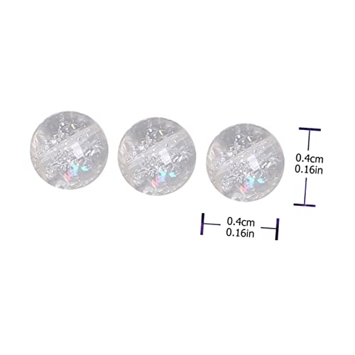 CLISPEED Weiße Glasperlen zum Auffädeln Kreative DIY Schmuckperlen für Armbänder Halsketten Basteln Lose Bastelperlen für Schmuckherstellung CLISPEED Weiße Glasperlen zum Auffädeln Kreative DIY Schmuckperlen für Armbänder Halsketten Basteln Lose Bastelperlen für Schmuckherstellung von CLISPEED
