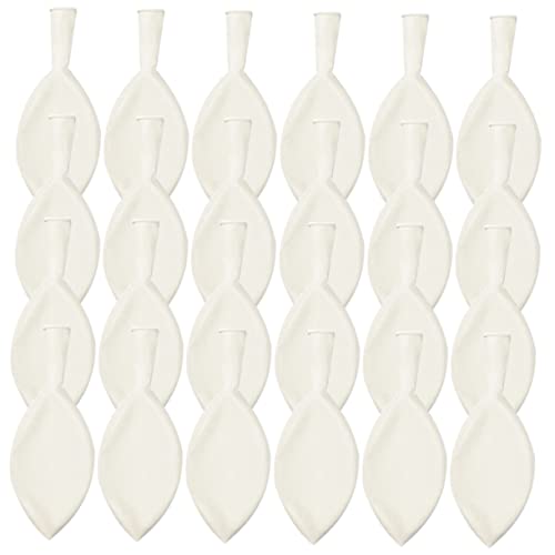 CLISPEED Weiße Luftballons Matte Latex Ballons Für Hochzeit Geburtstag Babyparty Und Weihnachtsfeier Perfekte Dekoration Für Jeden Anlass von CLISPEED