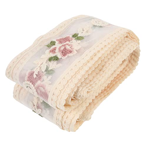 CLISPEED Yards Baumwollspitzenband mit Blumenmuster Feine Stickerei Spitzenborte zum Nähen DIY Zierband für Handwerk Kleidung und Dekoration Weich und Einfach Zuzuschneiden CLISPEED Yards Baumwollspitzenband mit Blumenmuster Feine Stickerei Spitzenborte zum Nähen DIY Zierband für Handwerk Kleidung und Dekoration Weich und Einfach Zuzuschneiden von CLISPEED