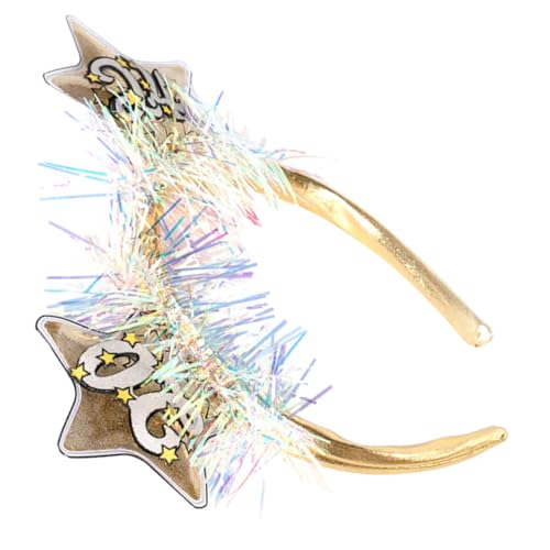 CLISPEED Year Headband Leichtes Partyhaarschmuck Fotorequisite Kopfschmuck für Familie und Freunde von CLISPEED