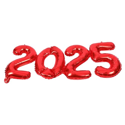 CLISPEED Zahlen Aluminiumfolie Ballons Rot Langlebig für Neujahrs und Abschlussfeier Party Dekoration Partybedarf CLISPEED Zahlen Aluminiumfolie Ballons Rot Langlebig für Neujahrs und Abschlussfeier Party Dekoration Partybedarf von CLISPEED