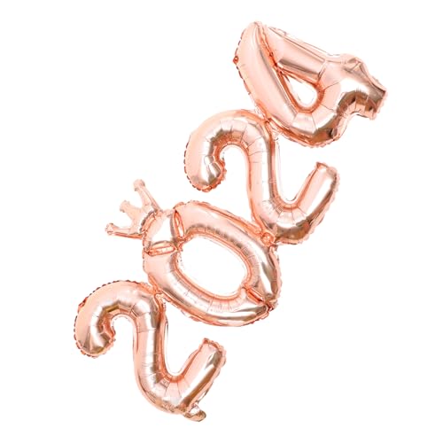 CLISPEED Zahlen Luftballons Roségold Aluminiumfolie Partydeko Silvester Neujahr Abschluss Feier Hochzeit Shower Dekoration Festlich Wiederverwendbar CLISPEED Zahlen Luftballons Roségold Aluminiumfolie Partydeko Silvester Neujahr Abschluss Feier Hochzeit Shower Dekoration Festlich Wiederverwendbar von CLISPEED