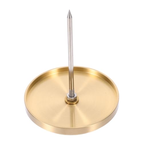 CLISPEED Zettelspießer aus Metall Langlebiger Quittungshalter mit Glatten Kanten Praktischer Bonspießer für Restaurant Küche Büro und Stabiler Notizhalter für Kassenzettel und von CLISPEED