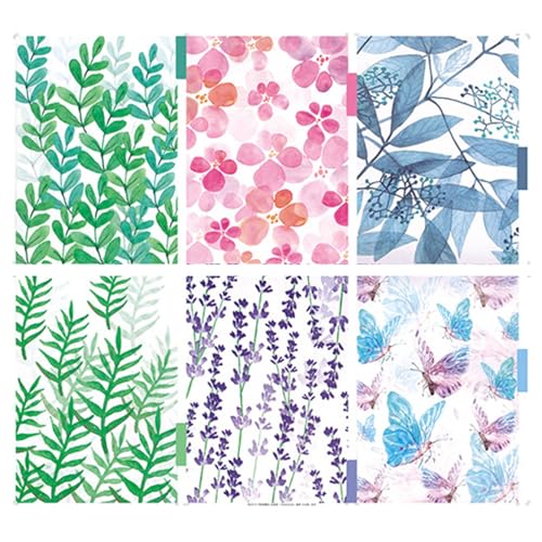 CLKE 6-teiliges A5-Ordner-Trennblätter-Set, PP-Material, 6 Löcher, A5 (143 x 210 mm), transparent CLKE 6-teiliges A5-Ordner-Trennblätter-Set, PP-Material, 6 Löcher, A5 (143 x 210 mm), transparent von CLKE