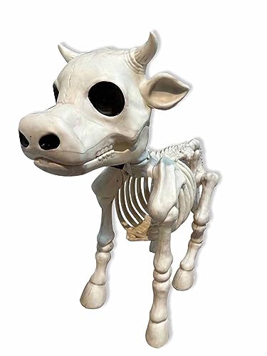 CLOUDEMO New Cow Skeleton - Cow Skeleton Halloween Decoration, Skeleton Cow Halloween, Cow Skull, Cow Skeleton Halloween Decorative Prop von CLOUDEMO