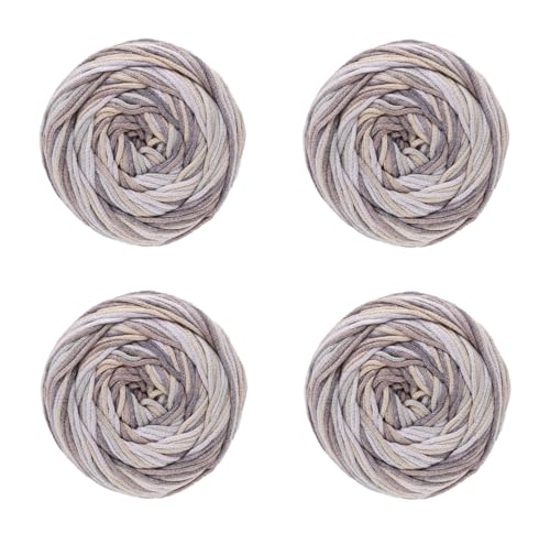 Clowex Makramee-Garn aus Baumwolle, 3 mm, mehrfarbig, geflochten, 4 Knäuel x 140 m, 4 mittelgroße, bunte Ombré-Kuchengarn, bunte Regenbogen-Makramee-Schnur zum Stricken, Häkeln und Knoten Clowex Makramee-Garn aus Baumwolle, 3 mm, mehrfarbig, geflochten, 4 Knäuel x 140 m, 4 mittelgroße, bunte Ombré-Kuchengarn, bunte Regenbogen-Makramee-Schnur zum Stricken, Häkeln und Knoten von CLOWEX