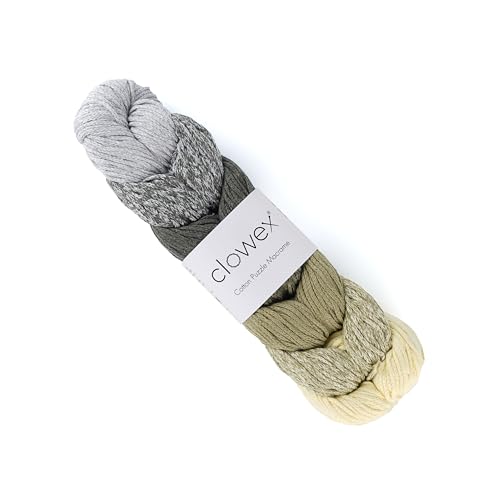 Clowex Makramee-Schnur aus Baumwolle, 7 Farben, 3 mm x 218 m, buntes Makramee-Garn, Regenbogen-Bastelschnur, mehrfarbiges Makramee-Seil zum Häkeln und Stricken Clowex Makramee-Schnur aus Baumwolle, 7 Farben, 3 mm x 218 m, buntes Makramee-Garn, Regenbogen-Bastelschnur, mehrfarbiges Makramee-Seil zum Häkeln und Stricken von CLOWEX