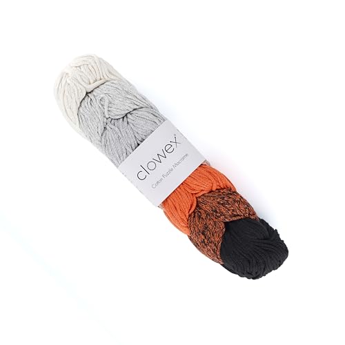 Clowex Makramee-Schnur aus Baumwolle, 7 Farben, 3 mm x 218 m, buntes Makramee-Garn, Regenbogen-Bastelschnur, mehrfarbiges Makramee-Seil zum Häkeln und Stricken Clowex Makramee-Schnur aus Baumwolle, 7 Farben, 3 mm x 218 m, buntes Makramee-Garn, Regenbogen-Bastelschnur, mehrfarbiges Makramee-Seil zum Häkeln und Stricken von CLOWEX
