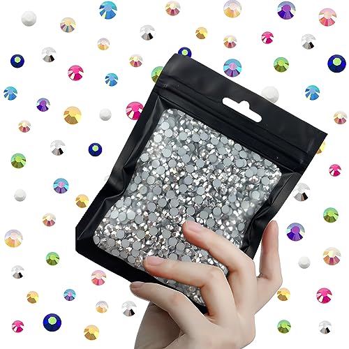 CLRDIVA 1000pcs 6mm Silver Flatback Resin Rhinestones Bulk Jelly Gems Flat Back Crystals Non Hotfix Wholesale Stones Diamonds for Crafts Tumblers Face Eye Makeup Nails Bling DIY Decoration CLRDIVA 1000pcs 6mm Silver Flatback Resin Rhinestones Bulk Jelly Gems Flat Back Crystals Non Hotfix Wholesale Stones Diamonds for Crafts Tumblers Face Eye Makeup Nails Bling DIY Decoration von CLRDIVA