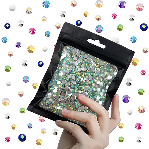 CLRDIVA 3000pcs 5mm Crystal AB Flatback Resin Rhinestones Bulk Jelly Gems Flat Back Crystals Non Hotfix Wholesale Stones Diamonds for Crafts Tumblers Face Eye Makeup Nails Bling DIY Decoration CLRDIVA 3000pcs 5mm Crystal AB Flatback Resin Rhinestones Bulk Jelly Gems Flat Back Crystals Non Hotfix Wholesale Stones Diamonds for Crafts Tumblers Face Eye Makeup Nails Bling DIY Decoration von CLRDIVA