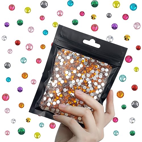 CLRDIVA 3000pcs 5mm Crystal Topaz Flatback Resin Rhinestones Bulk Jelly Gems Flat Back Crystals Non Hotfix Wholesale Stones Diamonds for Crafts Tumblers Face Eye Makeup Nails Bling DIY Decoration CLRDIVA 3000pcs 5mm Crystal Topaz Flatback Resin Rhinestones Bulk Jelly Gems Flat Back Crystals Non Hotfix Wholesale Stones Diamonds for Crafts Tumblers Face Eye Makeup Nails Bling DIY Decoration von CLRDIVA