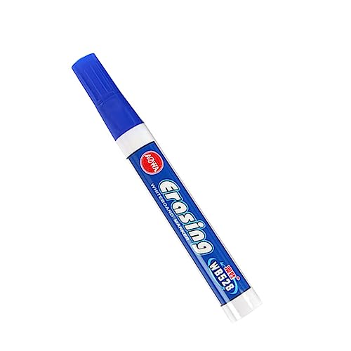 CLSSLVVBN Löschbarer Whiteboard Stift Einzelkopf Whiteboard Marker, tragbar, Zuhause, Büro, Schule, Schreibwaren, Festival, Geschenke, Kinder, Blau CLSSLVVBN Löschbarer Whiteboard Stift Einzelkopf Whiteboard Marker, tragbar, Zuhause, Büro, Schule, Schreibwaren, Festival, Geschenke, Kinder, Blau von CLSSLVVBN