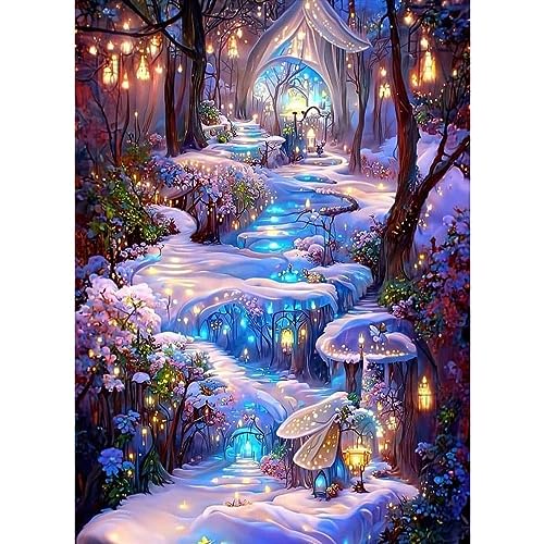 CLYCTIP diamond painting erwachsene， Tree Diamond Painting Pictures Diamond Painting Adults Diamond Painting Children DIY Cross Embroidery Painting Kits Wall Decor 30 x 40 cm von CLYCTIP