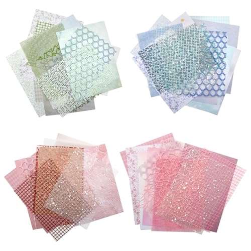 60 Blätter Scrapbook Papier Scrapbooking Deko aus Spitze und Netzgewebe Dekoratives Bastelpapier Mesh-Papiere Strukturiertes Papier für Tagebuch, Kartenherstellung, Geschenkverpackung, 18x13cm 60 Blätter Scrapbook Papier Scrapbooking Deko aus Spitze und Netzgewebe Dekoratives Bastelpapier Mesh-Papiere Strukturiertes Papier für Tagebuch, Kartenherstellung, Geschenkverpackung, 18x13cm von CLZEPHYR