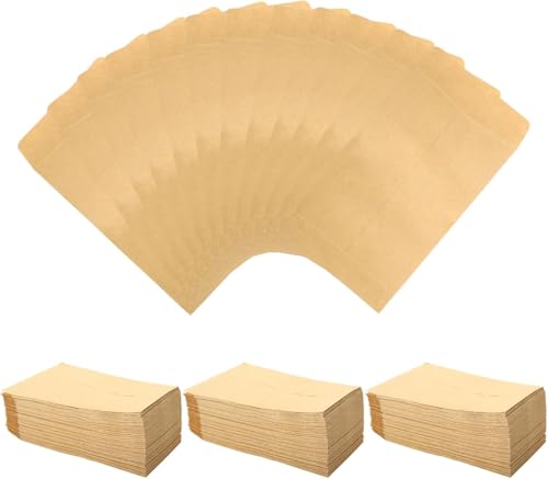 CLZEPHYR 300 Stück Papiertüten Klein Braun, 6 x 10 cm Mini Papiertüten Samentütchen Saatgut Aufbewahrung, Klein Kraftpapier Tüten zum Befüllen Verpackungstüten Umschläge Geschenktüten Bonbons von CLZEPHYR