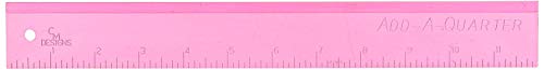 CM Designs CMD12PINK Lineal, 12 Zoll (30,5 cm, Zoll-Skala), Pink von CM Designs