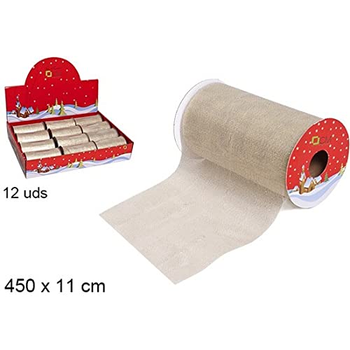 CM 107601 Christmas Ribbon, Gold, 450 x 11 cm, Plastic, 15.1 x 18.3 x 15.3 CM 107601 Christmas Ribbon, Gold, 450 x 11 cm, Plastic, 15.1 x 18.3 x 15.3 von CM