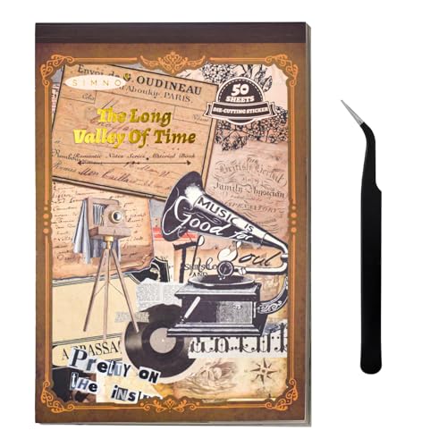CMBPNNGS 411 Stück Vintage Sticker Scrapbooking 50 Blatt PET/Papier Aufkleber für Journaling Stickers Aesthetic Book Supplies Dekoration CMBPNNGS 411 Stück Vintage Sticker Scrapbooking 50 Blatt PET/Papier Aufkleber für Journaling Stickers Aesthetic Book Supplies Dekoration von CMBPNNGS