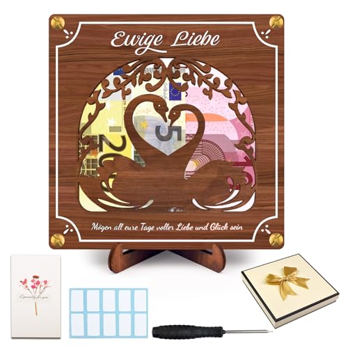 CMBPNNGS Wunscherfüller Geldgeschenk Holz,Originelle Schwan Geldgeschenke Verpackung,Dekoratives Ornament,Valentinstag Hochzeitstag Personalisierte Geschenke für Männer und Frauen CMBPNNGS Wunscherfüller Geldgeschenk Holz,Originelle Schwan Geldgeschenke Verpackung,Dekoratives Ornament,Valentinstag Hochzeitstag Personalisierte Geschenke für Männer und Frauen von CMBPNNGS