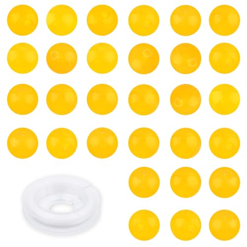 CMBYN Natürliche echte Steine, runde Abstandshalter zum Selbermachen, Tigerauge, 8 mm, 100 Stück, für Perlen, lose Edelsteine, Lochgröße 1 mm, glatte Perlen für Armbänder, Halsketten, Ohrringe (gelbe CMBYN Natürliche echte Steine, runde Abstandshalter zum Selbermachen, Tigerauge, 8 mm, 100 Stück, für Perlen, lose Edelsteine, Lochgröße 1 mm, glatte Perlen für Armbänder, Halsketten, Ohrringe (gelbe von CMBYN