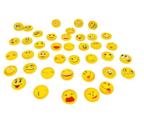 CMC imports 56 Lachgesichter Radiergummis – SMI Radierer, Ø 25 mm, 5 mm dick, Mitgebsel Kinder, Schule, Belohnung, Gastgeschenke, Radiergummi Set, Giveaways, Kinderparty CMC imports 56 Lachgesichter Radiergummis – SMI Radierer, Ø 25 mm, 5 mm dick, Mitgebsel Kinder, Schule, Belohnung, Gastgeschenke, Radiergummi Set, Giveaways, Kinderparty von CMC imports