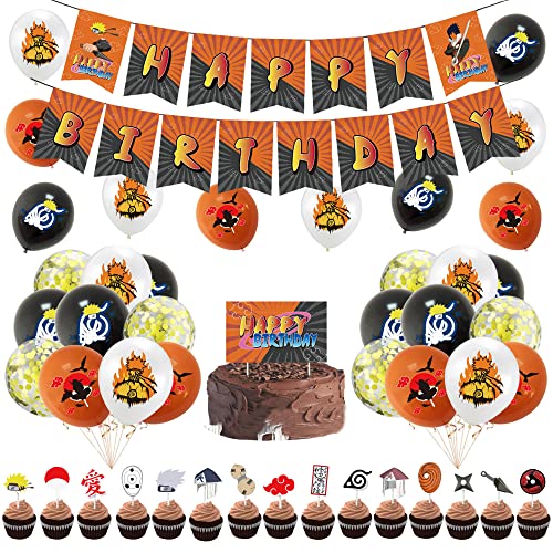 Deko Geburtstag Naruto Geburtstag Deko Naruto Luftballons Naruto Luftballons Naruto Party Geburtstagsdeko Naruto Girlande Kuchendeckel von CMDXBD