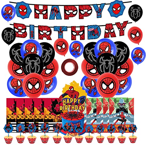 Deko Geburtstag Spiderman Geburtstag Deko Spider Man Luftballons Spiderman Geburtstag Luftballons Spider Man Party Deko Spiderman Geburtstagsdeko Girlande Kuchendeckel Spider Man Geburtstagskarte von CMDXBD