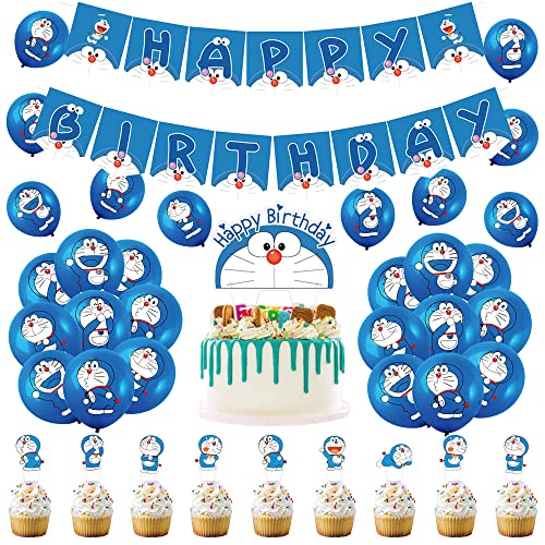 Deko Geburtstag Doraemon Geburtstag Deko Doraon Luftballons Doraemon Geburtstag Luftballons Doraon Party Deko Doraemon Geburtstagsdeko Doraon Geburtstag Girlande Doraemon Kuchendeckel von CMDXBD