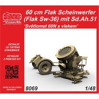 60 cm Flak Scheinwerfer (Flak Sw-36) mit Sd.Ah.51 von CMK