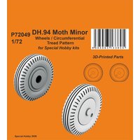 DH.94 Moth Minor - Wheels / Circumferential Tread Pattern [Special Hobby] von CMK
