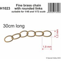 Fine brass chain with rounded links Fine brass chain with rounded links von CMK