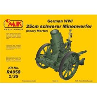 German WWI 25cm schwerer Minenwerfer/ Heavy Mortar-All Resin kit von CMK