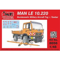 MAN LE 10.220 Bundeswehr Military Aircra Tug + Towbar von CMK