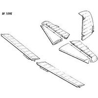 Messerschmitt Bf 109 E - Control surfaces von CMK