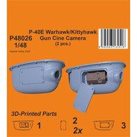 P-40E Warhawk/Kittyhawk Gun Cine Camera (N-2 type) [Eduard] von CMK