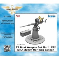 PT Boat Weapon Set No.1 - Mk.4 20mm Oerlikon cannon von CMK