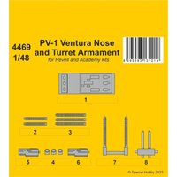 PV-1 Ventura - Nose and Turret Armament von CMK