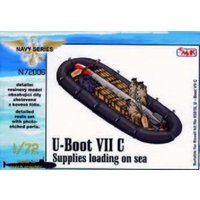 U-Boot VII - Supplies loading on sea (food, ammo boxes, boat, 1x torpedo) von CMK